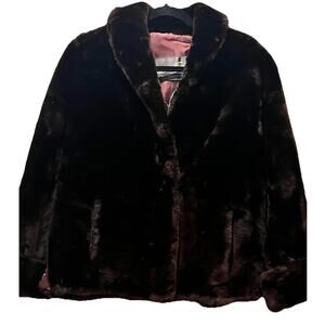 Vintage Master Furriers Of Madison Duluth Norris Lea Brown Fur Coat Med Large